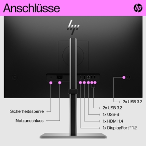 68,6cm/27 (2560x1440) HP E27q G5 IPS HDMI DP Pivot QHD