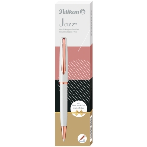 Pelikan Kugelschreiber Jazz Noble Elegance K36 Perlmutt Weiß Geschenkbox