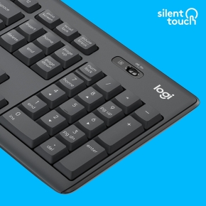 Logitech MK295 Silent wireless Combo Graphite QWERTY US