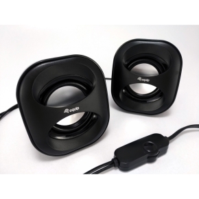 Equip Lautsprecher Mini für Notebook/PC. USB Powered sw/sw