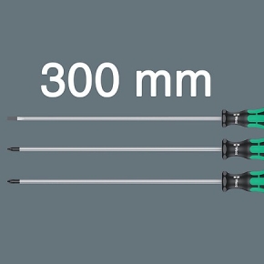 Wera 335/350/355/3 Schraubendr.- Set Kraftform Plus.300mm Klingen