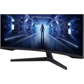 86cm/34 (3440x1440) Samsung Odyssey C34G55TWWP Curved 21:9 1ms 144Hz HDMI DisplayPort VESA Ultra WQHD Black