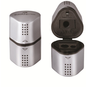 FABER-CASTELL Dreifachspitzdose Grip 2001 silber