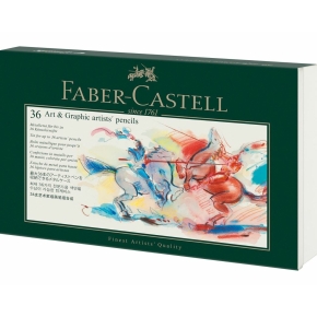 FABER-CASTELL Art & Graphic 36er Metalletui leer