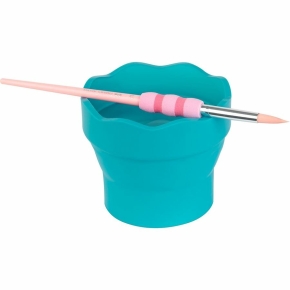 FABER-CASTELL Wasserbecher Clic&Go türkis