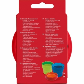 FABER-CASTELL Wasserbecher Clic&Go türkis