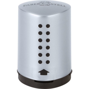 FABER-CASTELL Einfachspitzdose Grip 2001 Mini silber