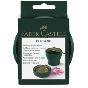 FABER-CASTELL Wasserbecher Clic&Go Art & Graphic