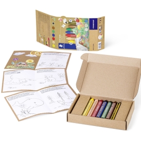 STAEDTLER Wachsmalkreide Noris junior Bastel-Set retail