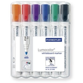 STAEDTLER Whiteboardmarker Lumocolor 6St Box