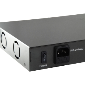 Switch 24x FE FGP-2601 2xGE 19 150W 24xPoE