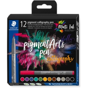 STAEDTLER MultiInk Pigment Arts calligraphy pen 12er-Set retail