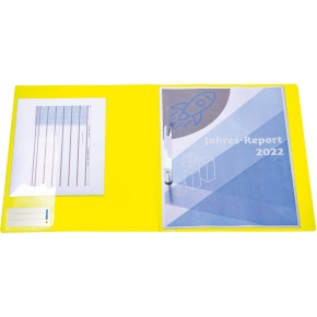 HERMA Schnellhefter A4 neon gelb Polypropylen 3St.