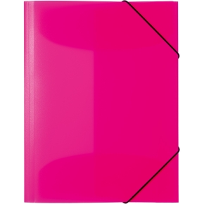 HERMA Sammelmappe A4 neon pink Polypropylen 3St.