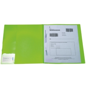 HERMA Schnellhefter A4 neon grün Polypropylen 3St.