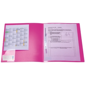 HERMA Schnellhefter A4 neon pink Polypropylen 3St.