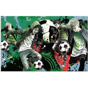 HERMA Schreibunterlage Karton Street Soccer 55x35 3Stk