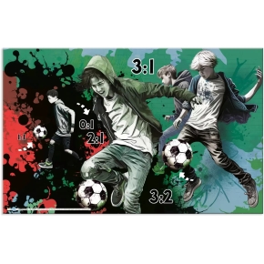 HERMA Schreibunterlage Karton Street Soccer 55x35 3Stk