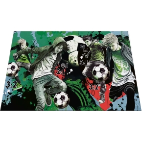 HERMA Schreibunterlage Karton Street Soccer 55x35 3Stk