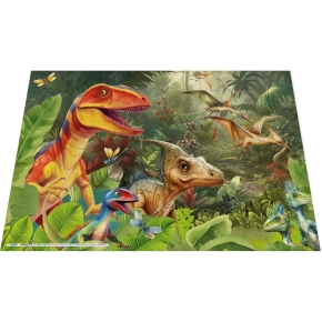 HERMA Schreibunterlage Karton Dino World 55x35 3Stk