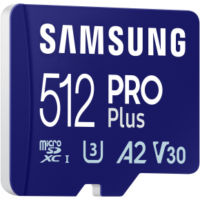 CARD 512GB Samsung PRO Plus microSD UHS-I U3 Full HD 4K UHD