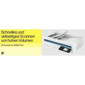 HP Scanjet Pro N4600 fnw1 Flachbettscanner ADF 40 S./Min USB3.0 LAN WLAN