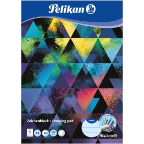 Pelikan Zeichenblock DIN A4. 120g/m2. 20 Blatt