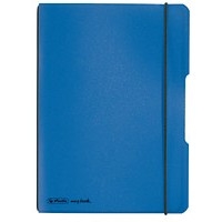 Herlitz Notizheft my.book flex A5 PP 40Bl. kariert blau