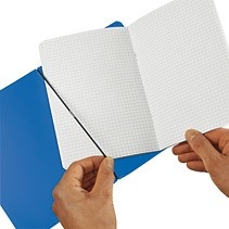 Herlitz Notizheft my.book flex A5 PP 40Bl. kariert blau