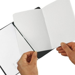 Herlitz Notizheft flex A6 40 Bl. Lederoptik FSC Mix taupe