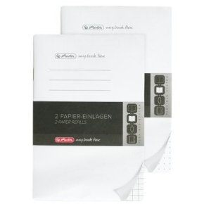 Herlitz Refill my.book flex A6 2x 40Bl. kariert FSC Mix