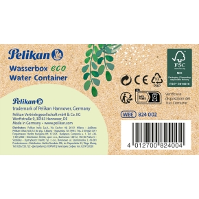 Pelikan Wasserbox eco mit Pinselhalter