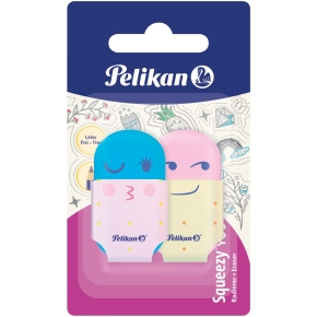 Pelikan Squeezy You Radierer 2 St. sortiert auf Blister