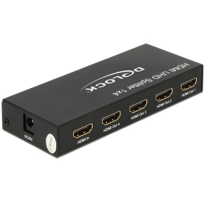 DELOCK Splitter HDMI in > 4 x HDMI out 4K UHD