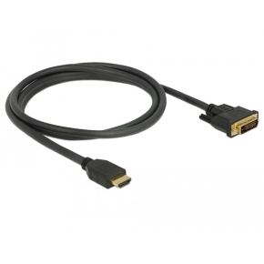 DELOCK HDMI zu DVI 24+1 Kabel bidirektional 1.5 m