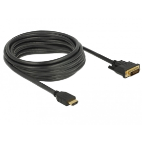 DELOCK HDMI zu DVI 24+1 Kabel bidirektional 5 m