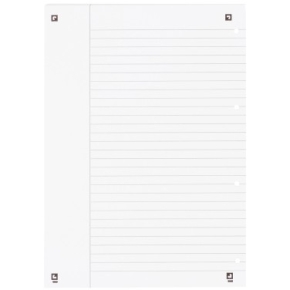 Oxford Collegeblock A4+220x295mm 80 Bl. Liniert Rand weiß R