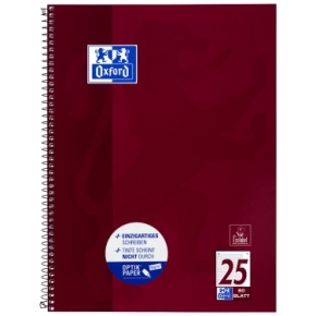 Oxford Collegeblock A4+220x295mm 80 Bl. Liniert Rand weiß R