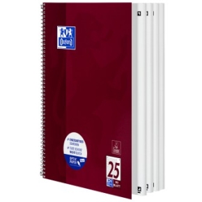 Oxford Collegeblock A4+220x295mm 80 Bl. Liniert Rand weiß R