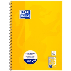 Oxford Collegeblock A4+220x295mm 80 Bl. Kariert Rand weiß R