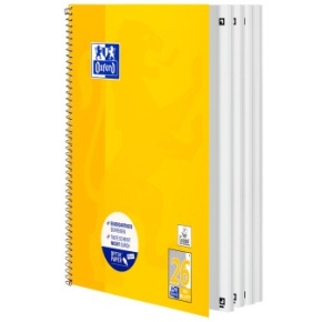 Oxford Collegeblock A4+220x295mm 80 Bl. Kariert Rand weiß R