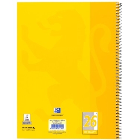 Oxford Collegeblock A4+220x295mm 80 Bl. Kariert Rand weiß R