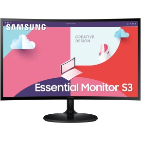 61cm/24 (1920x1080) Samsung S24C364EAU Essential Curved 16:9 4ms HDMI VGA Full HD Black