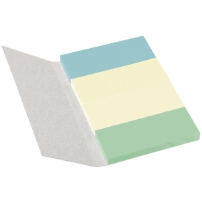 Herlitz PostIt s 20x50mm 4x40Bl. GREENline farblich sortier