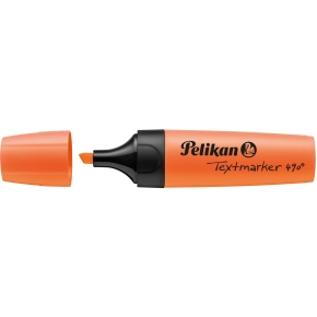 Pelikan Textmarker 490. Leuchtorange. 10 Stück Faltschachtel