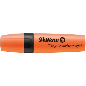Pelikan Textmarker 490. Leuchtorange. 10 Stück Faltschachtel