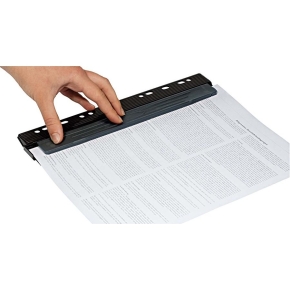 WEDO Taschenlocher Business 4fach Metall mit Lineal