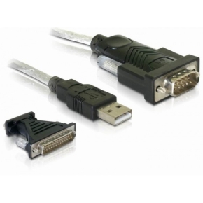 DELOCK Adapter USB 2.0 Seriell Adapter 9St+Ada.