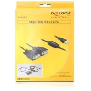 DELOCK USB 2.0 Seriell 2x9 Pin St