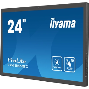 60,5cm/24 (1920x1080) iiyama ProLite T2455MSC-B1 16:9 FHD IPS Touch 5ms HDMI DP USB Speaker Black